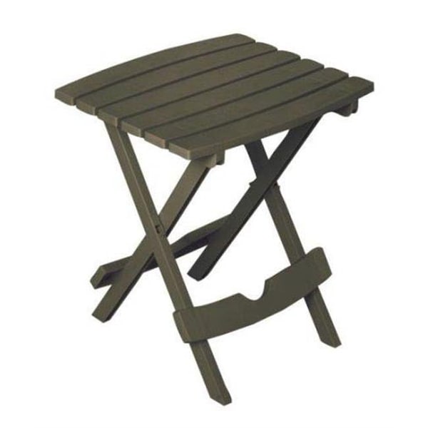 Adams Mfg Adams Manufacturing 8510603734 Quick Fold Side Table; Earth Brown - A7A-8510603734