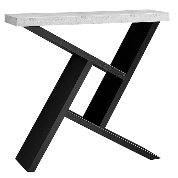 Monarch Specialties Accent Table, Console, Entryway, Narrow, Sofa, Living Room, Bedroom, Laminate, Grey, Black - I 2406