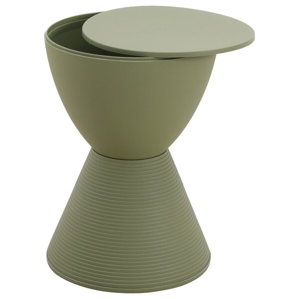 Leisuremod 11.75 in W, 16.75 in L, Polypropylene, Olive Green - BS12OG