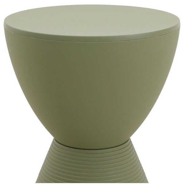 Leisuremod 11.75 in W, 16.75 in L, Polypropylene, Olive Green - BS12OG