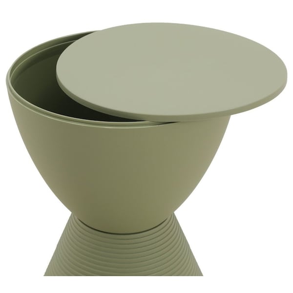 Leisuremod 11.75 in W, 16.75 in L, Polypropylene, Olive Green - BS12OG