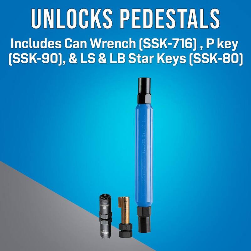 Kit de llave ajustable Can de JONARD TOOLS con Llave P y Llave Estrella - SSK-950