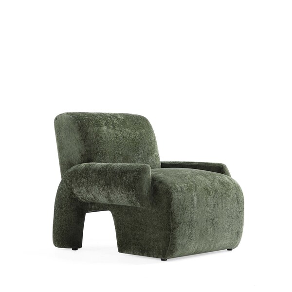 Manhattan Comfort 3-Piece Verandah  112 in. XL Sofa, and 2 Accent Chairs in Olive Green - 3-SFAC1669-OG