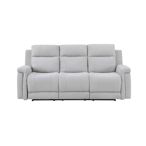 Global Furniture Usa Transitional Fabric U1797 Grey Reclining Sofa / Console Reclining Loveseat / Glider Recliner - 5033