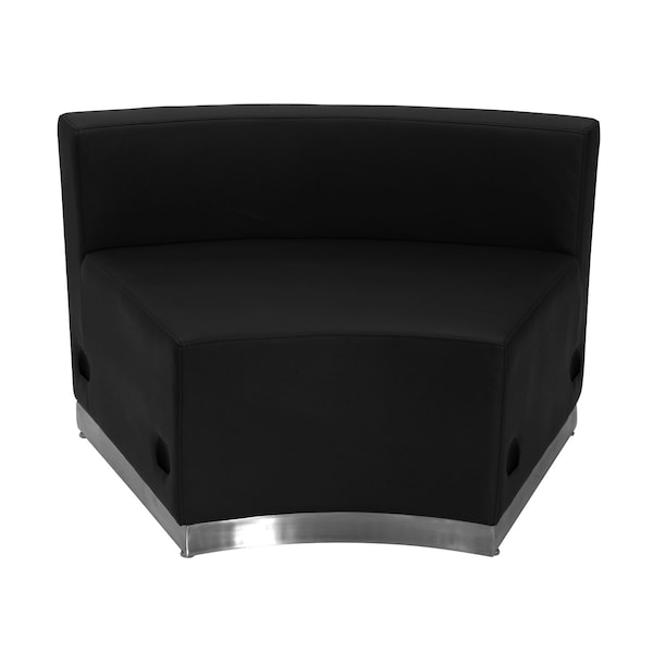 Flash Furniture 3 pcs. Living Room Set, 25-1/4" to 52-1/2" x 27", Upholstery Color: Black, Series: Alon - ZB-803-750-SET-BK-GG
