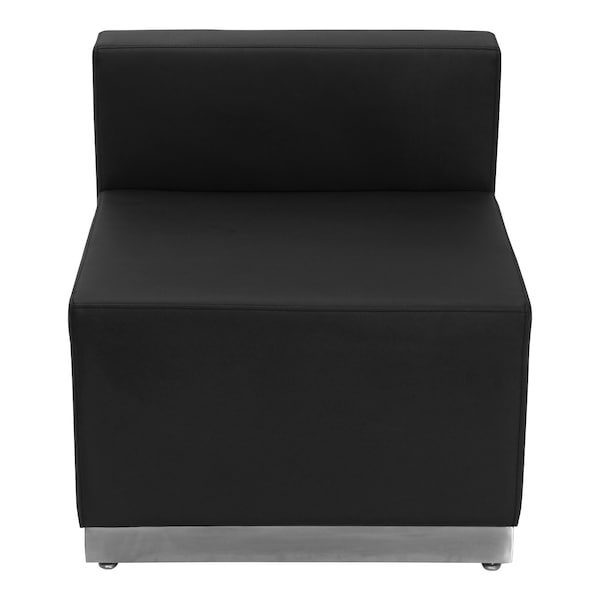 Flash Furniture 9 pcs. Living Room Set, 25-1/4" to 144-1/2" x 27", Upholstery Color: Black - ZB-803-410-SET-BK-GG