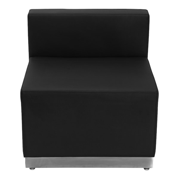 Flash Furniture 5 pcs. Living Room Set, 25-1/4" to 129" x 27", Upholstery Color: Black - ZB-803-610-SET-BK-GG
