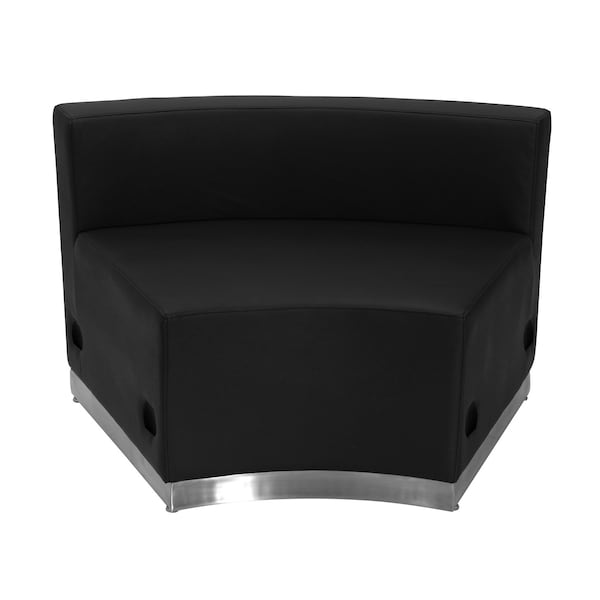 Flash Furniture 5 pcs. Living Room Set, 25-1/4" to 129" x 27", Upholstery Color: Black - ZB-803-610-SET-BK-GG