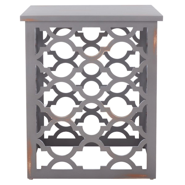 Safavieh 22.5 x 18.8 x 18.8 in. Lonny End Table, Grey - AMH1507C