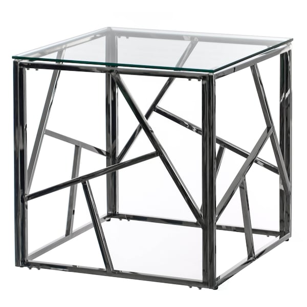 Fabulaxe 21.75 W, 21.75 L, 21.75 H, Metal, Silver - QI004410.SI