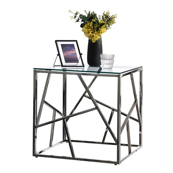 Fabulaxe 21.75 W, 21.75 L, 21.75 H, Metal, Silver - QI004410.SI