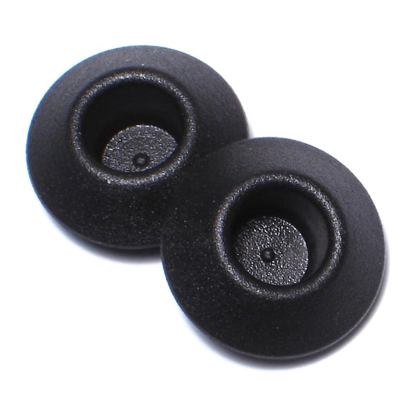 Midwest Fastener 3/8" Black Plastic Round Head Sheet Metal Plugs 20PK - 75921