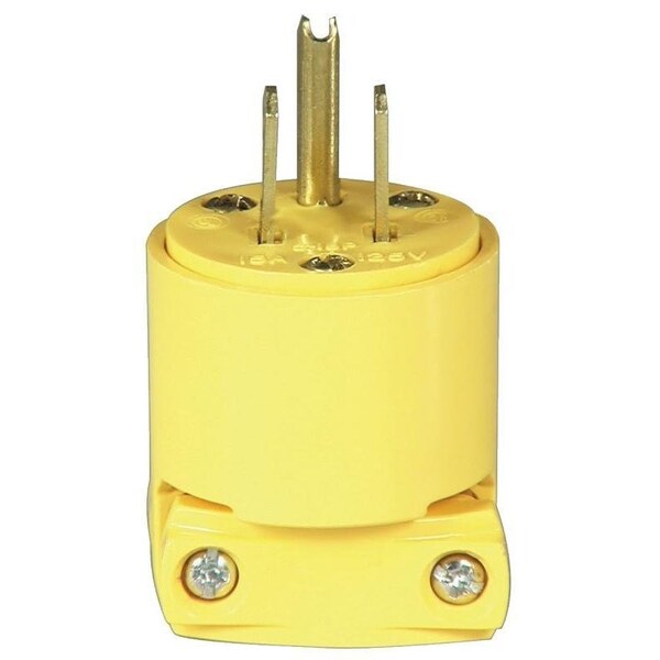Dispositivo de conexión eléctrica de Eaton, 2 polos, 15 A, 125 V, NEMA: NEMA 5-15, Amarillo - BP4867