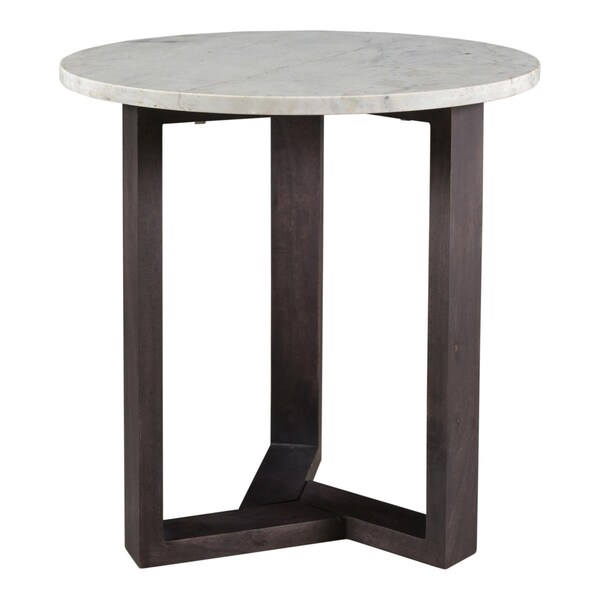 Moes Home Collection JD-1019-07 Jinxx Side Table, Charcoal Grey - 20 x 20 x 20 in. - JD-1019-07-0
