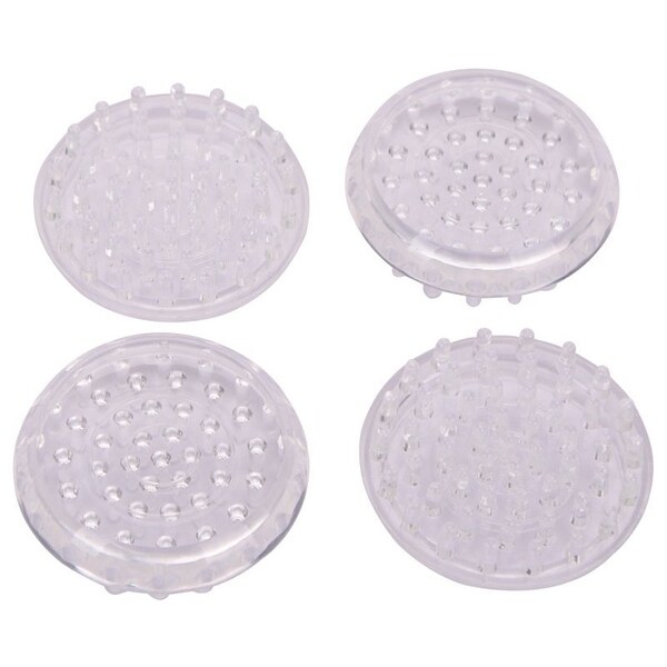 Prosource Furniture Glide, Plastic, Clear, Clear, 2-1/4 x 2-1/4 x 5/8 in Dimensions - FE-50810-PS