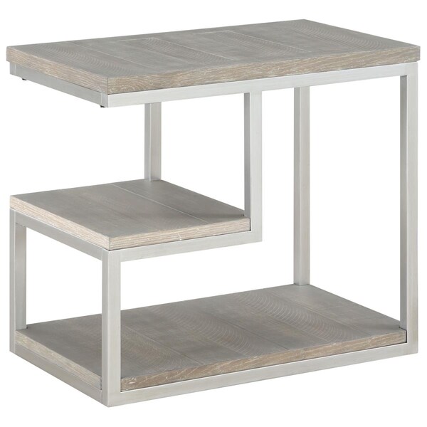 Procomfort Lake Forest II Chairside Table in Musk Gray/Natural - PR3141139
