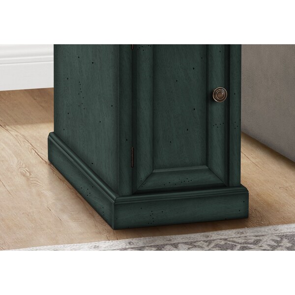 Monarch Specialties Rectangle Narrow Accent Table, 24.25 in W, 11.75 in L, 21.75 in H - I 3992