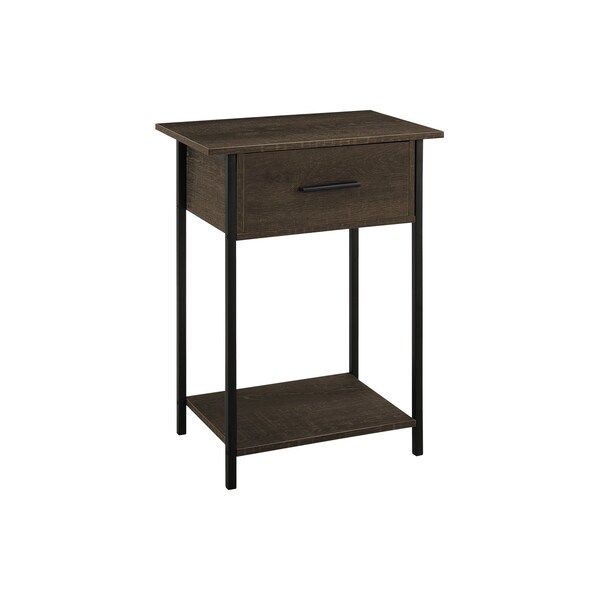 Monarch Specialties Rectangle 2 Tier Accent Table, 24 in W, 18 in L, 11.75 in H - I 3816