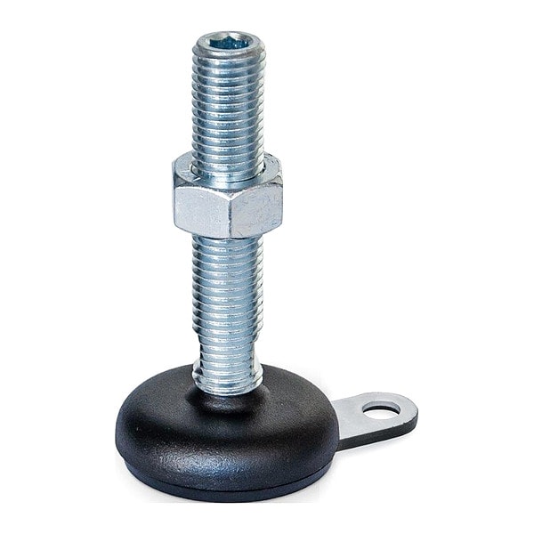 J.W. Winco Male-End Leveling Mount, 6.74 in H - 32-100-5/8X11-150-A5-UK