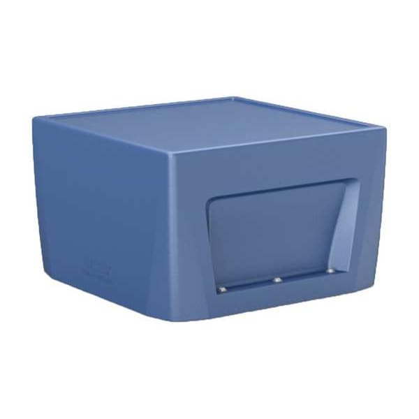 Cortech Rectangle End Table, 24 in W, 24 in L, 15 in H, Polyethylene, Midnight Blue - 126484MB