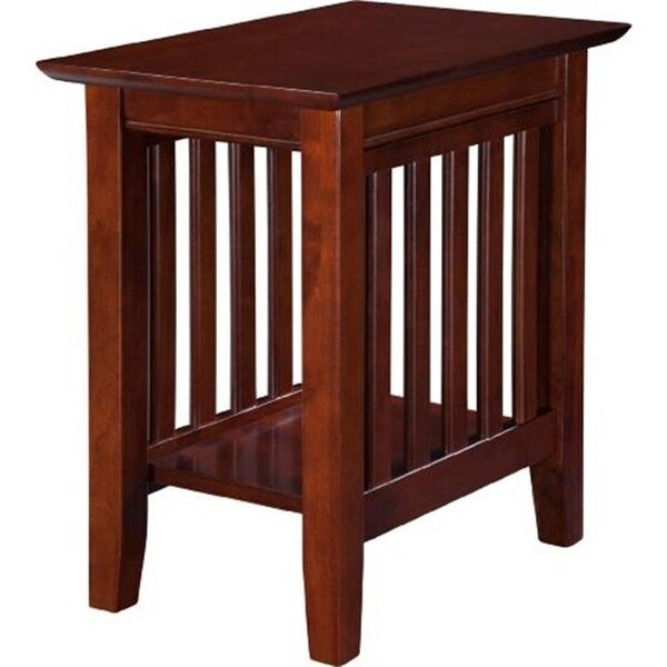 Atlantic Furniture Atlantic Furniture AH13204 Mission Chair Side Table; Walnut - AH13204