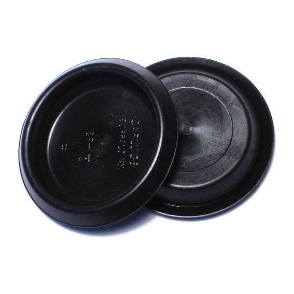 Midwest Fastener 1-1/2" Black Plastic Round Head Sheet Metal Plugs 2PK - 75931
