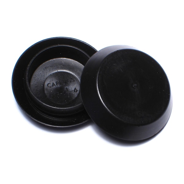 Midwest Fastener 1-1/8" Black Plastic Flush Head Sheet Metal Plugs 3PK - 75911