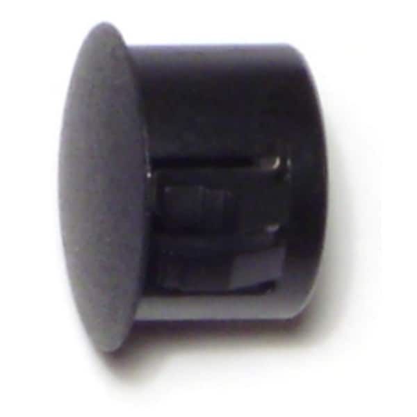 Midwest Fastener 1/2" Black Nylon Plastic Flush Head Hole Plugs 1 12PK - 69466