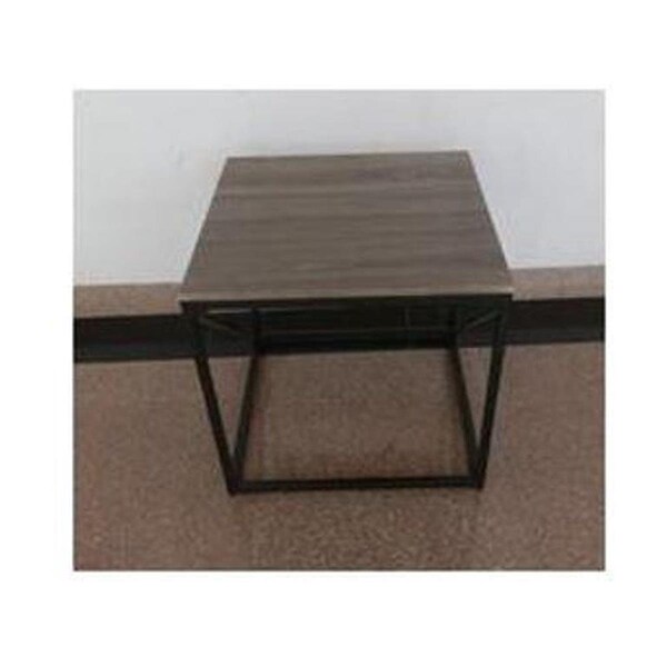 D2D Technologies 23.25 x 23.75 x 23.75 in. Living Room End Table, Sonoma Grey - D2734599