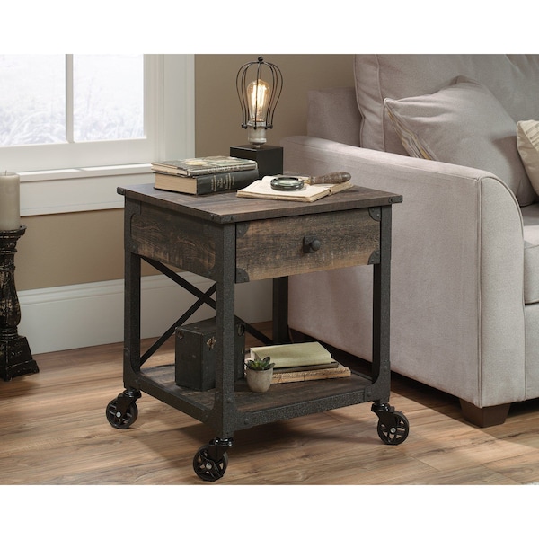 Sauder Side Table, 22.441 in W, 21.654 in L, 23.11 in H - 423915