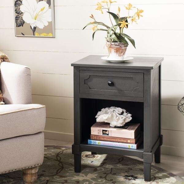 Safavieh Rosaleen Side Table- Grey - 24 x 15 x 17 in. - AMH5726A