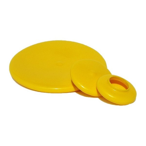 Stockcap FC Flange Covers-FC-131-0.040-709-19-YELLOW, 100PK - 007129