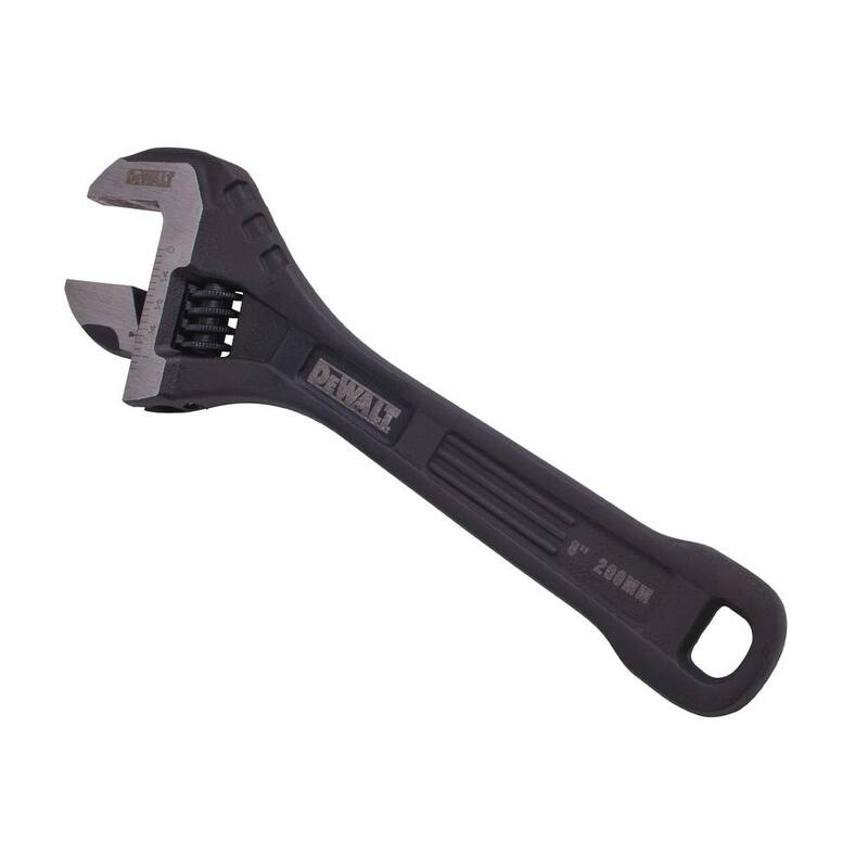 Llave ajustable de acero DEWALT de 8 pulgadas - DWHT80267.