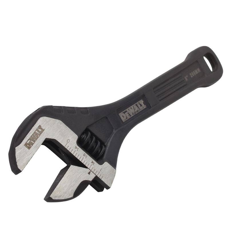 Llave ajustable de acero DEWALT de 8 pulgadas - DWHT80267.