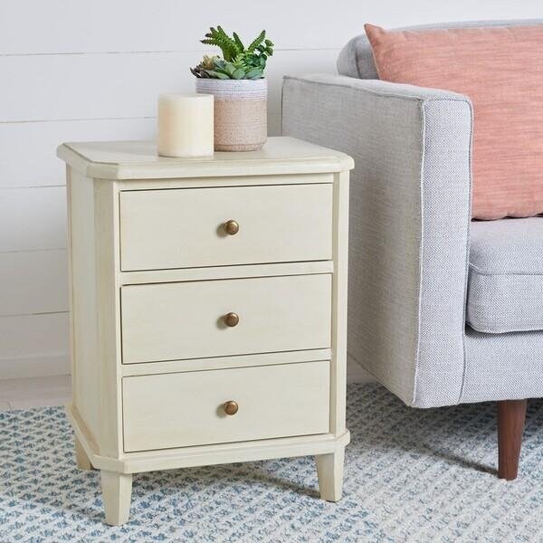 Safavieh Joe End Table- Barley - 24.2 x 14.2 x 18.1 in. - AMH6629D