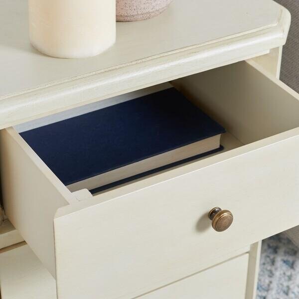 Safavieh Joe End Table- Barley - 24.2 x 14.2 x 18.1 in. - AMH6629D