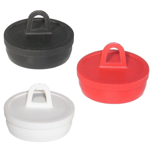 Visipak CLOSURE-HANGER PLUG-1-1/4"-LDPE-BLACK, 1000PK - 631654