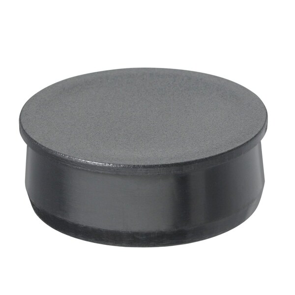 Visipak CLOSURE-ROUND PLUG-1-3/4"-HDPE-BLACK, 1000PK - 578274