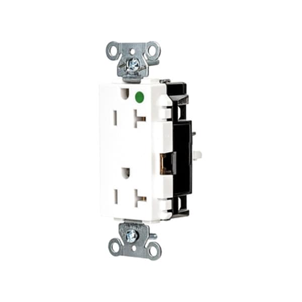 Receptáculo de Hubbell, 1 hp, 125V AC, NEMA 5-20R - HBL2182STW