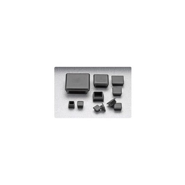 Stockcap Inserts-SQUARE-1/2-16-18-LDPE-BLACK,  - 804077