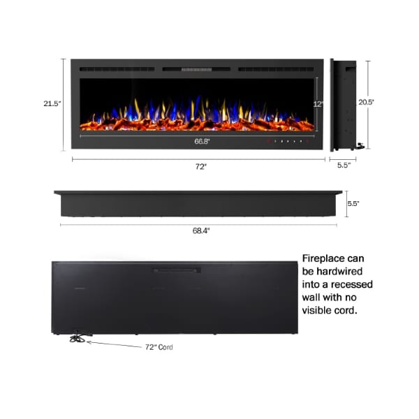 Hastings Home 5.5 W X 72 L X 21.5 H - 345413GYM