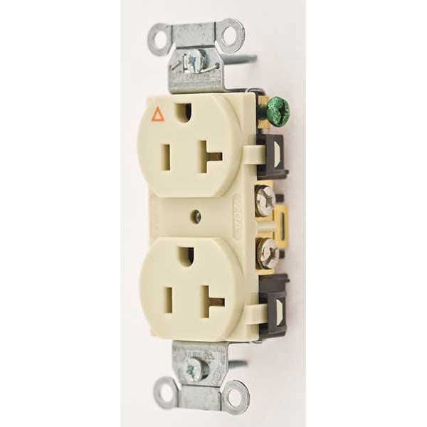 Receptáculo duplex de 20A de Hubbell 125VCA 5-20R IV - IG5352I