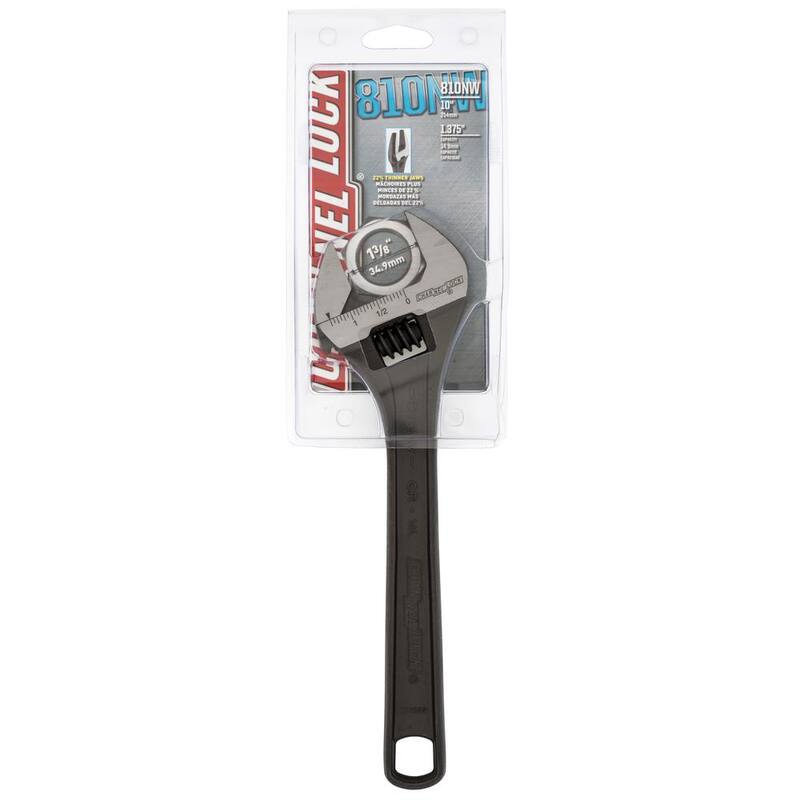 Llave ajustable de 10 pulgadas con revestimiento de fósforo negro - 810NW