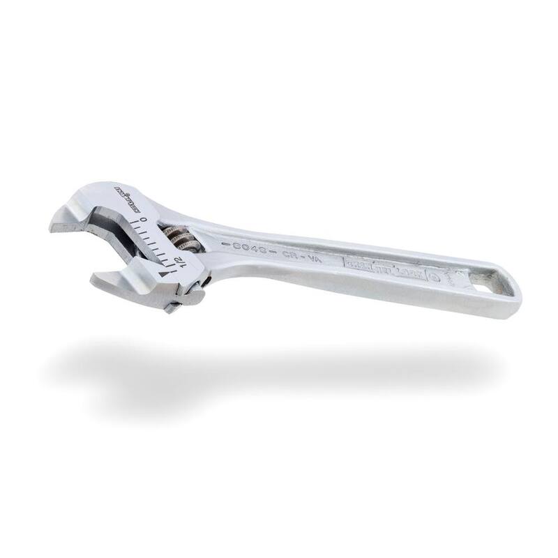 Llave ajustable delgada de mandíbula 4 pulgadas cromada - 804S