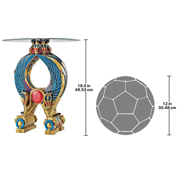 Design Toscano Wings of Horus Egyptian Altar Side Table - QL136220