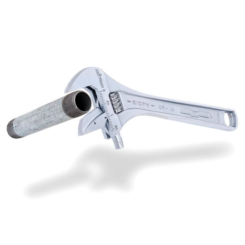 Llave ajustable/llave para tubo de mandíbula reversible de 6 pulgadas en cromo - 806PW