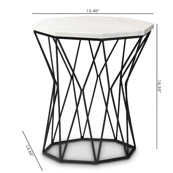 Baxton Studio 15.4 W X 14.6 L X 16.5 H - 195-12106-ZORO