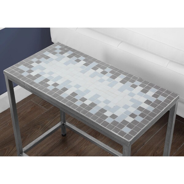 Monarch Specialties 24 W, 22 H, Metal, Grey - I 3143