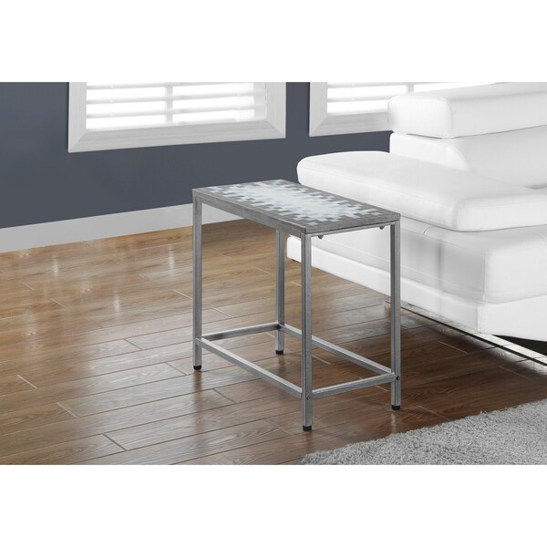 Monarch Specialties 24 W, 22 H, Metal, Grey - I 3143