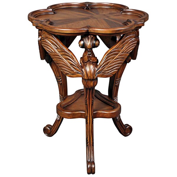Design Toscano Art Nouveau Galle Dragonfly Occasional Table - AF57141